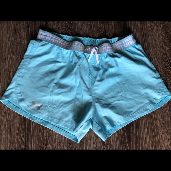 Under Armour Pants - Light blue Under Armor shorts